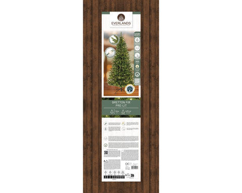 Bretton Tanne 180cm grün warmweiße LED 99x180cm