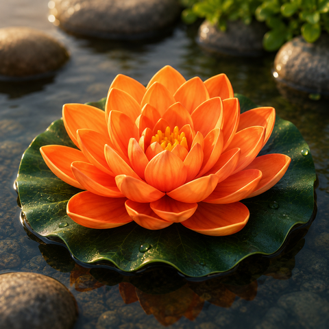 Schwimmblume "Lotus" 28 cm