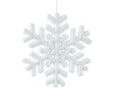 Schneeflocke schaumStoff weiß 20cm