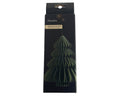 Dunkelgrüne papier weihnachtsbaum dekoration in schwarzer verpackung baum papier grün 15x20cm