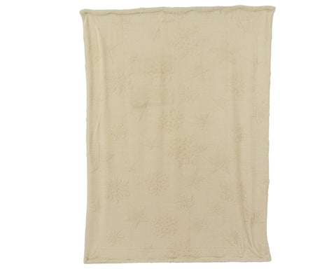Kuscheldecke off-weiß 130x170x1.2cm