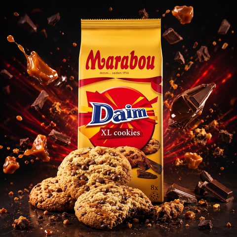 Marabou x Daim XL Cookies 184g