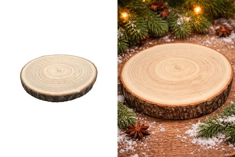 Holzbaumscheibe 20cm bis 25cm (Naturprodukt)