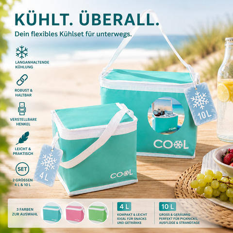 Kühltaschen-Set (4 l & 10l)
