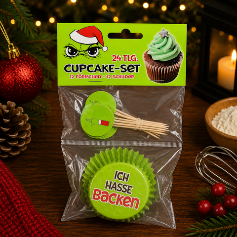 Cupcake Set Festtags-Muffel 24-tlg.