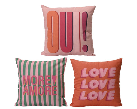 Kissen polyester 3ass