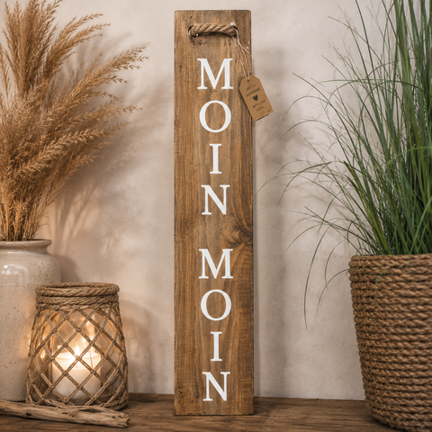 Holzschild "Moin Moin"