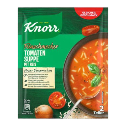 Knorr Tomatensuppe mit Reis Lebensmittel Knorr