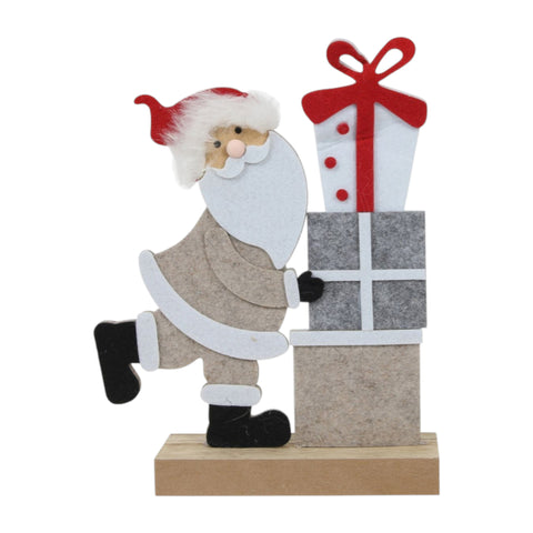 Weihnachtsmann/Schneemann Geschenkfilz 2