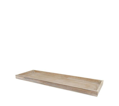 Tablett Holz 60x20x3cm natur