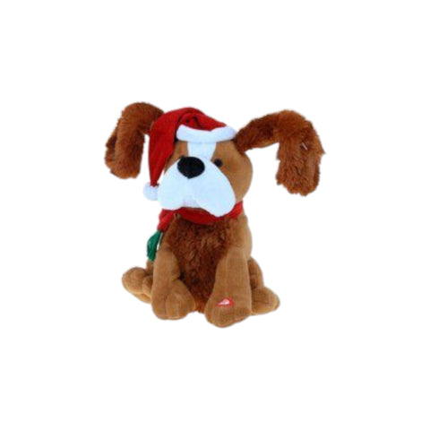 Weihnachtshund M/Musik 2Sort