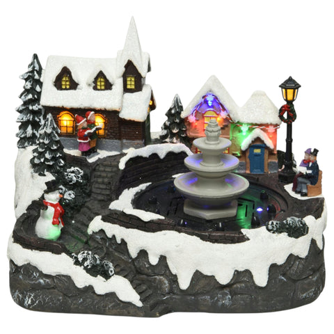 LED Szene Indoor Brunnen