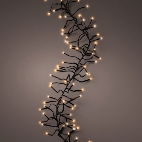 LED-Kette Cluster 130cm/144L ww+kw