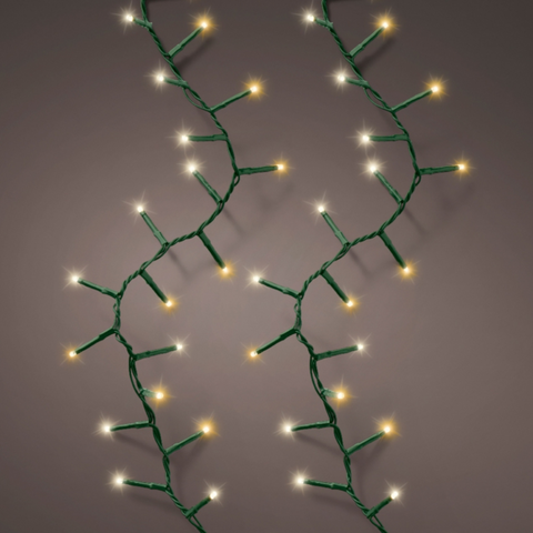 350LED-Kette Compact Twinkle kl+ww 7,5m