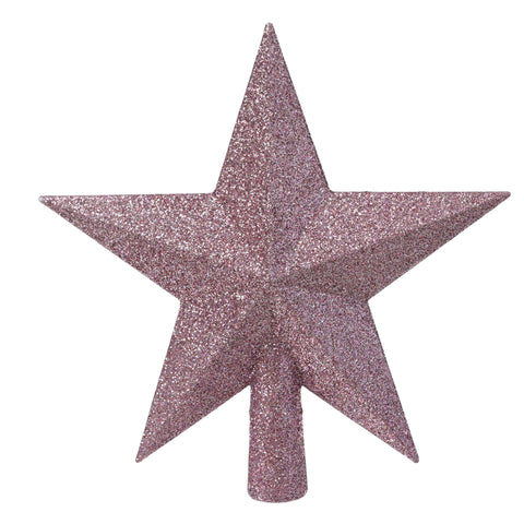 Baumspitze polystyren - Stern - Vintage Rosa