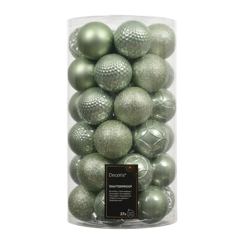 Kugeln polystyren mix Matcha Green 6cm