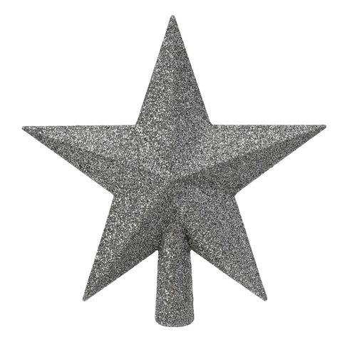 Baumspitze polystyren - Stern- Soft grau