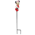 Garden Stake Christmas Minnie