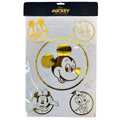 Window Stickers Mickey & friends gold foil A3