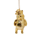 3D ornament Winnie the Pooh santa hat gold