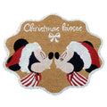 Doormat Mickey & Minnie christmas kisses