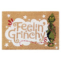 Doormat the Grinch feelin' grinchy