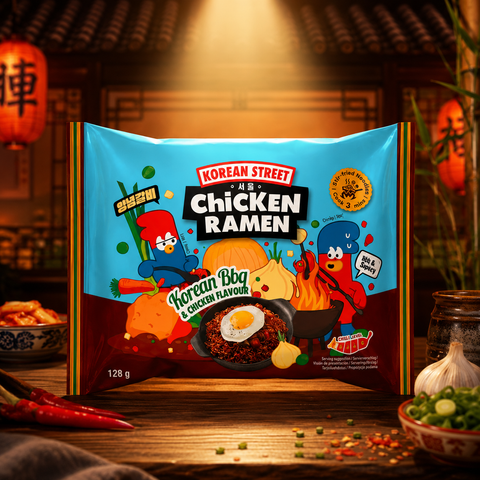 Chicken Ramen Korean BBQ 128g