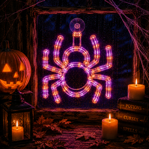 LED-Silhouette bunt