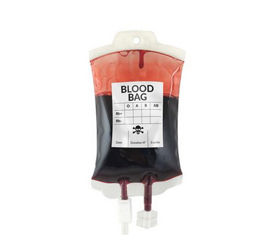 Beutel mit Imitationsblut 200 ml