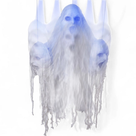 Schwebende Köpfe mit Licht & Ton Halloween Funny Fashion
