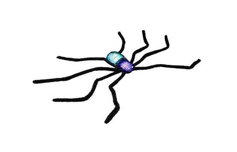 Leuchtende Spinne 70x46x5cm