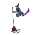 Animatronic "Fliegende Hexe Willa" 310 cm