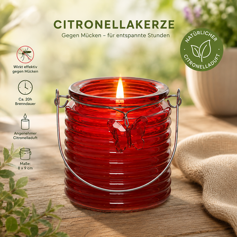 Kerze „Citronella“ / Anti-Mücken