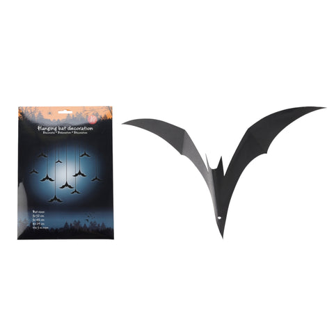 Halloween hängende Papier-Fledermaus 10er