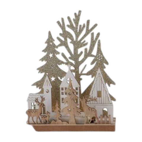 Weihnachtstischlampe 15Cm 2Sor