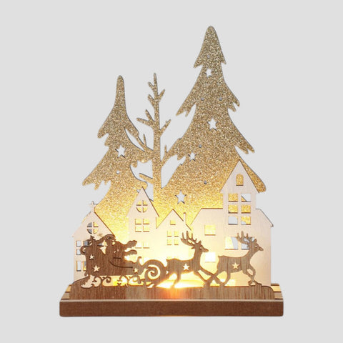 Weihnachtstischlampe 15Cm 2Sor