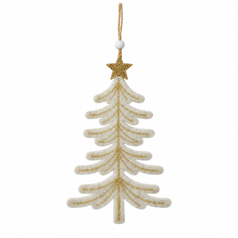 Anhänger Filz Weihnachtsbaum 1x11x18cm