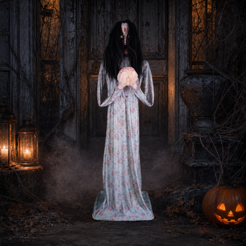 Animatronic "Hirnfressendes Mädchen Beatrice" 200 cm