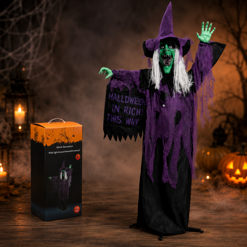 Animatronic "Hexe" 90x45x16 cm