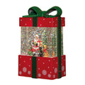 Geschenk Santa Glitzerwasser LED 11.5x19cm – Lifestyle Home & Garden
