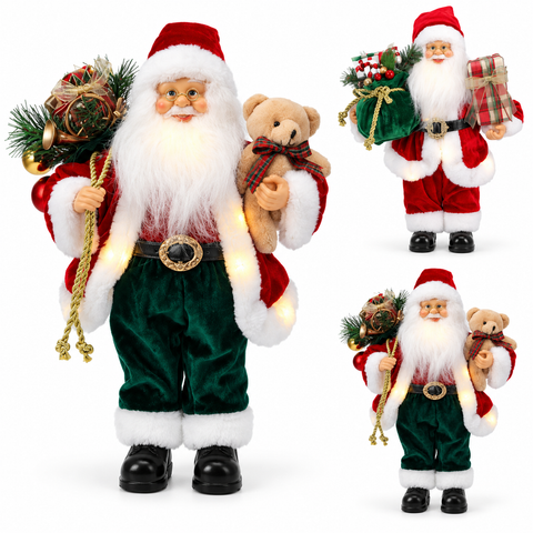 Weihnachtsmann LED 30cm