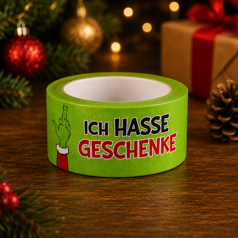 Paket- und Klebeband 20mx48mm"Festtagsmuffel"