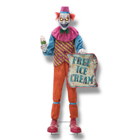 Clown Eisverkäufer Animatronic Seasonal Visions International