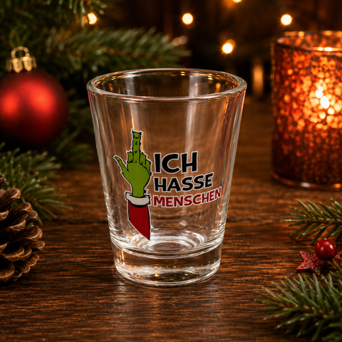 Schnapsglas Festtagsmuffel