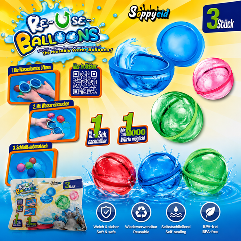 Balloons Re Use 3er-Set