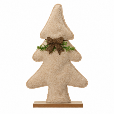 Baum Fell Erdtöne 14x5x23cm