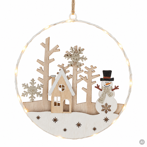 Ring 20cm LED Natur 3sort