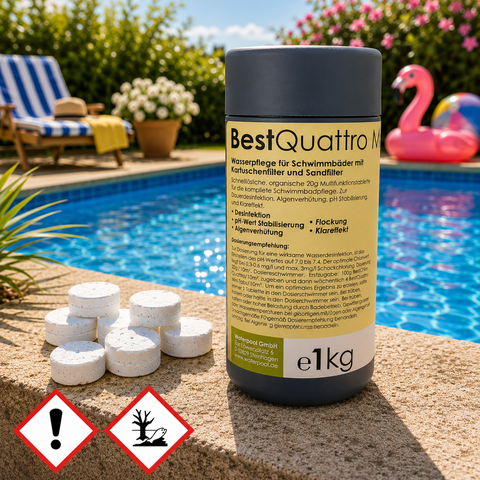 Bestpool BestQuattro MiniTabs 1kg
