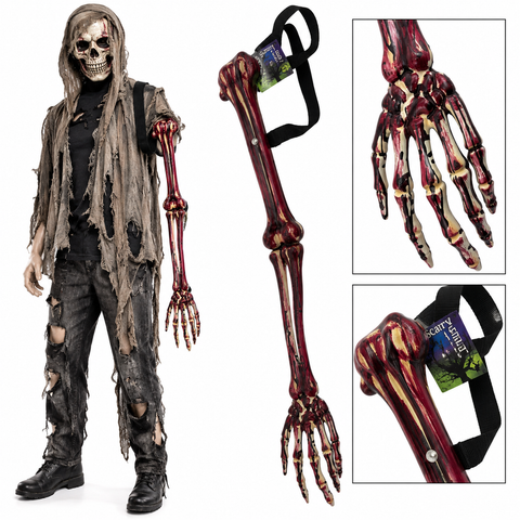 Blutiger Skelettarm (links)