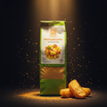 Green and white bag of baco bratkartoffel würzmischung 80g with clear window showing golden brown spice mix